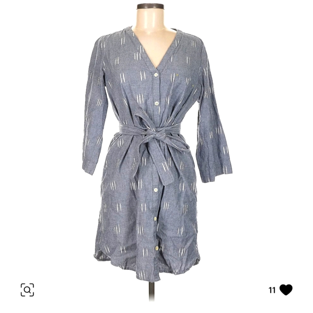 Lilla P Grey Shirt Dress